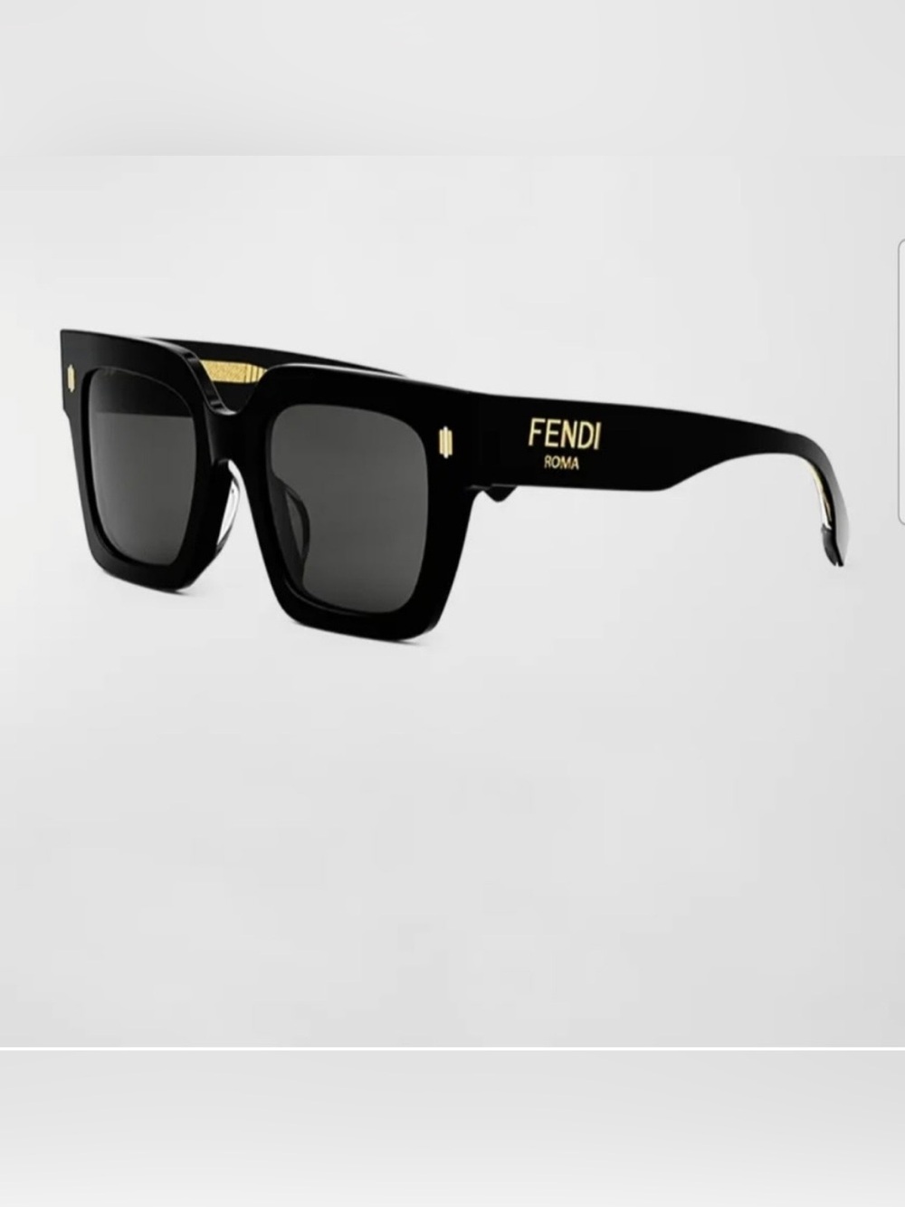 Fendi Roma 50 MM Square Sunglasses